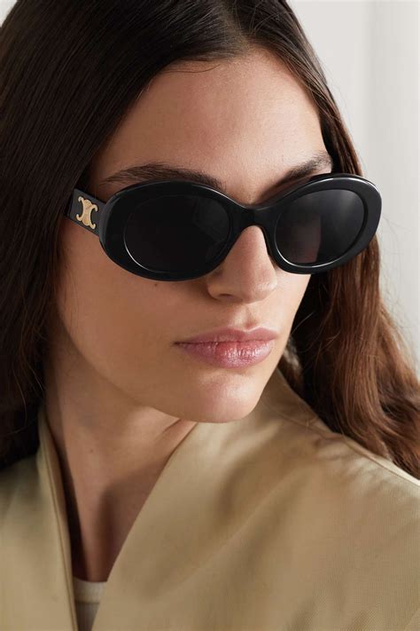 celine sunglasses black|Celine triomphe sunglasses black.